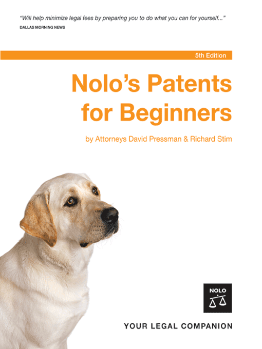 Cover image for Nolo's Patents for Beginners